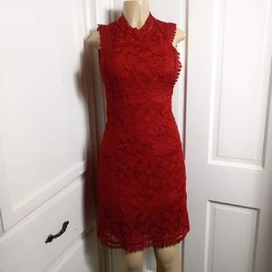 Jun & Ivy Francesca’s red dress